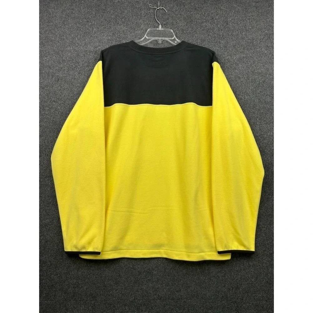The North Face Men's XL Pullover Sweatshirt Black Yellow Long Sleeve Outdoors